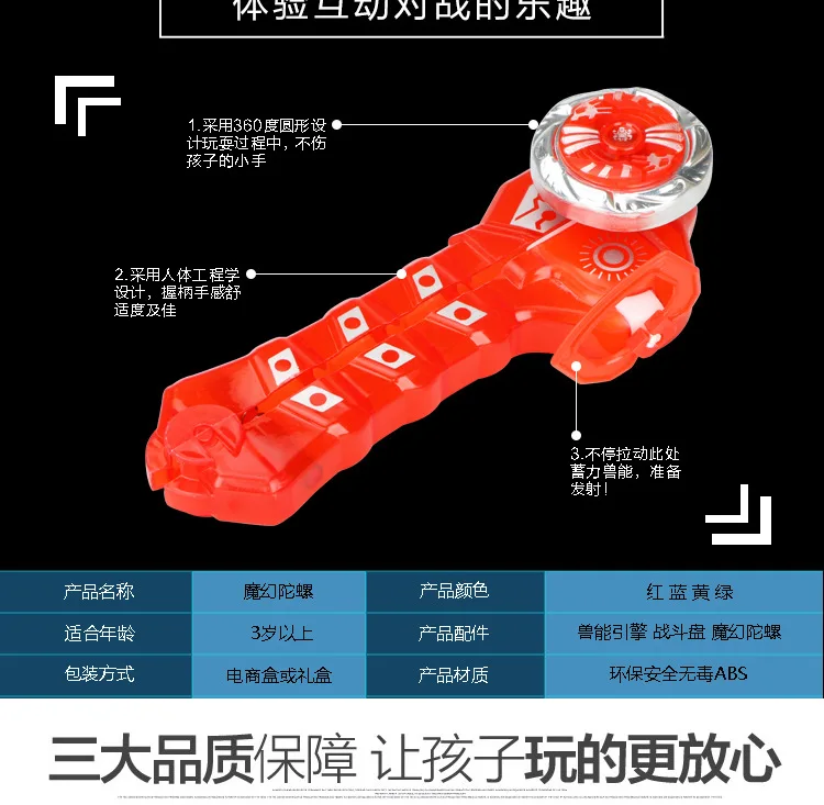 Фантазия битва Spinner 2 Натяжная проволока передатчик бой интерактивный блестящие Гироскопическая игрушка мешок из полиуретана с открытыми порами стойло