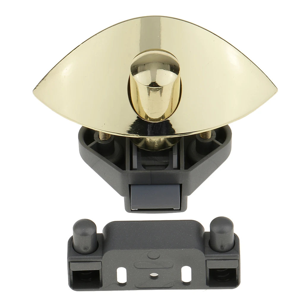 Keyless Push Button Cabinet Latch for RV Caravan Cupboard Motorhome Boat, Cutting Hole: 20mm