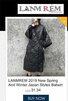 LANMREM Ямамото стильная Темно-Черная абстрактная оригинальная модная Свободная рубашка с длинными рукавами и неровным подолом 19B-a244