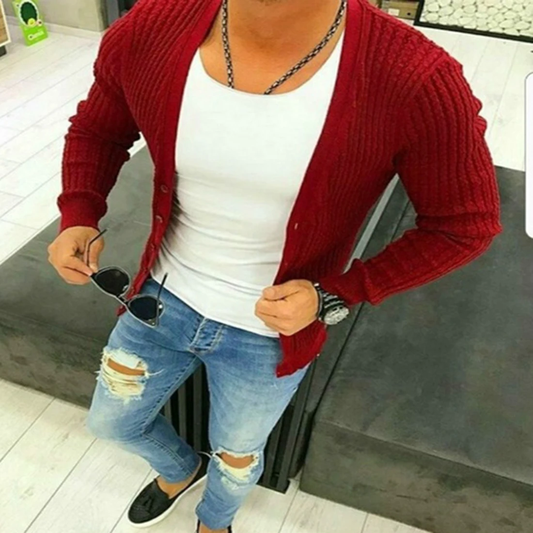 2020 Men Sweater Cardigan Slim Fit Knitted Mens Sweaters Coat Autumn Sweater Jacket Casual Knitwear Tops Tricot Ribbed Cardigan 2020 Men Sweater Cardigan Slim Fit Knitted Mens Sweaters Coat Autumn Sweater Jacket Casual Knitwear Tops Tricot Ribbed Cardigan