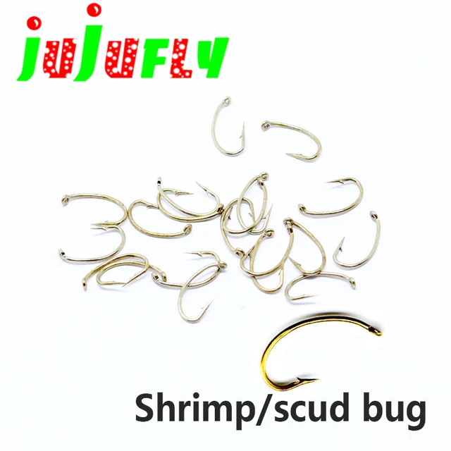 Bronze finish 150pcs czech nymph bug pattern fly fishing hooks trout  fishing scud bug fly hooks size 6# 8# 10# 12# 14# 16# - AliExpress