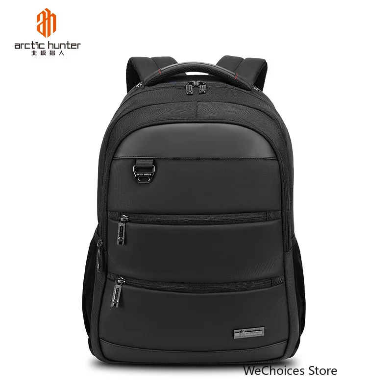 

ARCTIC HUNTER Nylon Casual Business Men's Computer Backpack Shockproof Computer Compartment Male Waterproof 15.6inches Laptop