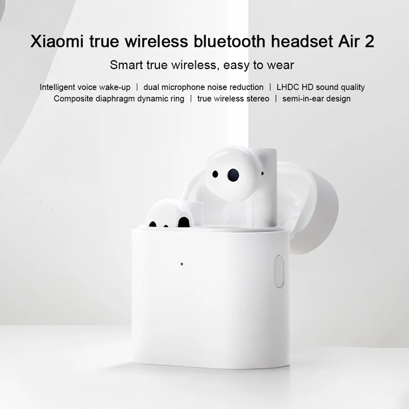 Original Xiaomi Airdots Pro 2 Mi True Wireless Earphone Air 2 TWS Earphone noise canceling LHDC Tap Control Dual MIC