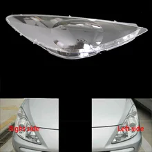 Для peugeot 307 08-13 передние фары прозрачные абажуры лампы оболочки маски фары крышка объектива фары стекло