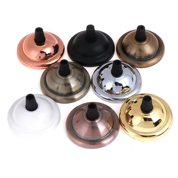 

New DIY Lightings Lamp Base Vintage Antique Ceiling Plate Metal Ceiling Lamp Holder Electroplating Iron Fitting Chandelier Base