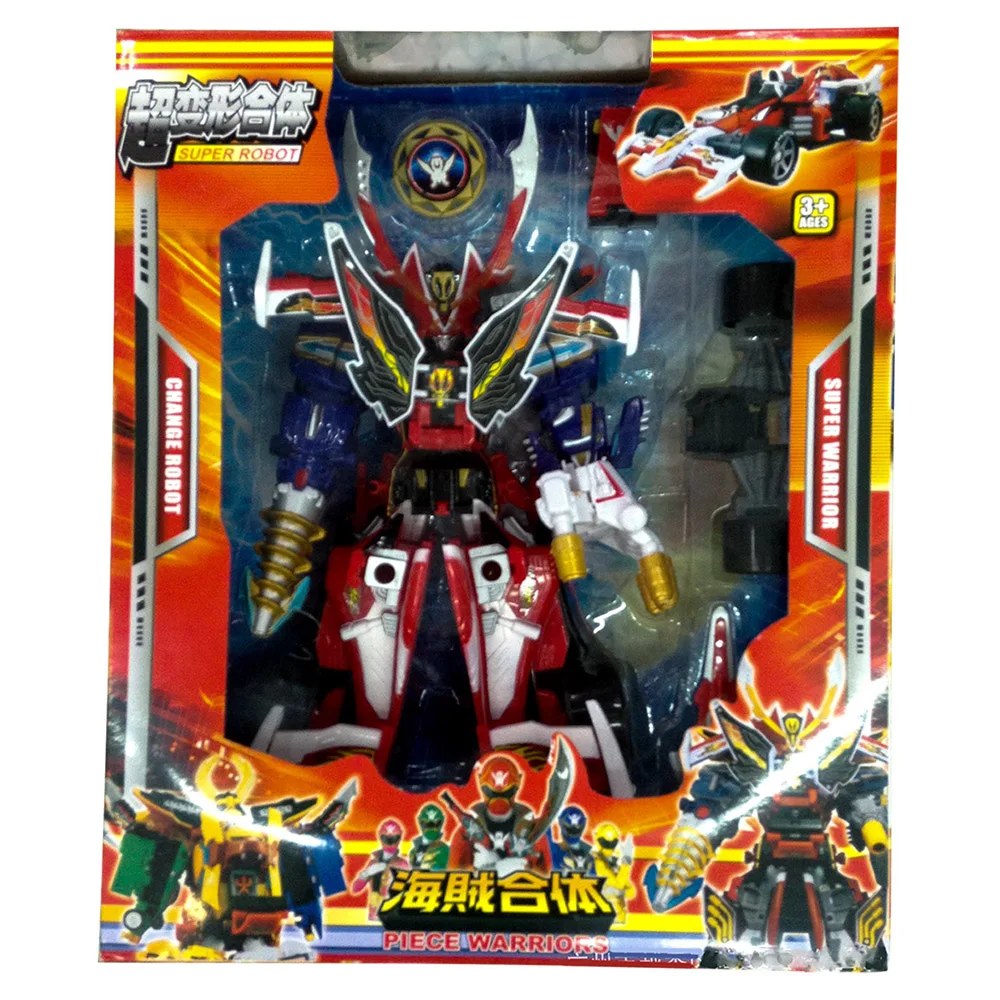 Transformation Robot Megazords Assembled Deformation Model Toy for Children Kaizouku Sentai Gokaiger