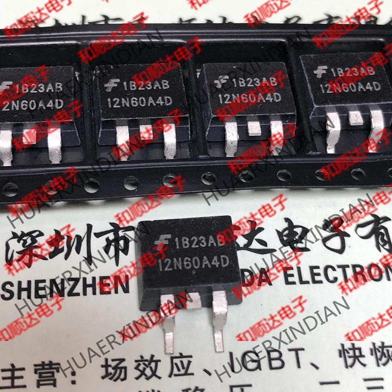 5 шт., новые оригинальные кнопки 12N60A4D HGT1S12N60A4DS-263 600V 54A на