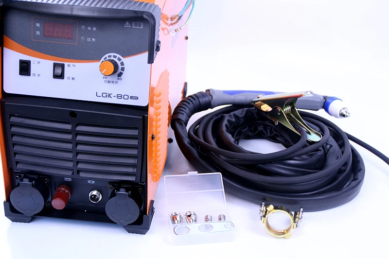 Jasic LGK-80 CUT-80 аппарат для воздушно-плазменной резки резак с P80 фонарь на английском языке руководство в комплекте JINSLU 380V 80A
