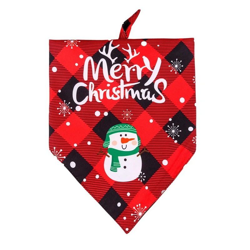 Christmas Dogs Bib Saliva Towel Pet Collar Scarf for Cat Pets Xmas Decor | Дом и сад