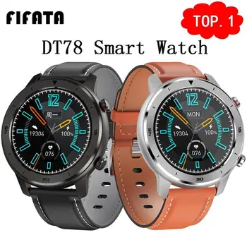 

FIFATA DT78 Round Smart Watch Men Women Smart Bracelet Fitness Activity Tracker Wearable Heart Rate Monitor PK GTR Smart Watch