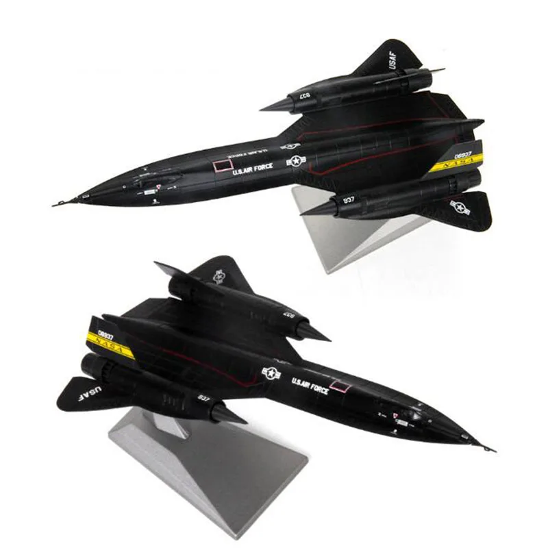 Jason TUTU  US Air Force SR-71 Blackbird Reconnaissance airplane Alloy model SR71 1:144 scale diecast metal model Dropshipping