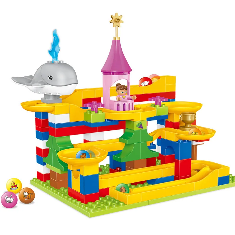 

Princess Music Large Particles Building Blocks Children ENLIGHTEN Building Blocks Baby Educational Assembled Building Blocks Hap