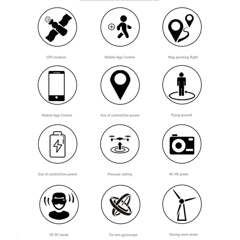 KK12 gps складной Радиоуправляемый Дрон 5G 4K камера WiFi в режиме реального времени Трансмиссия Безголовый режим RC вертолет самолет игрушки с карданом
