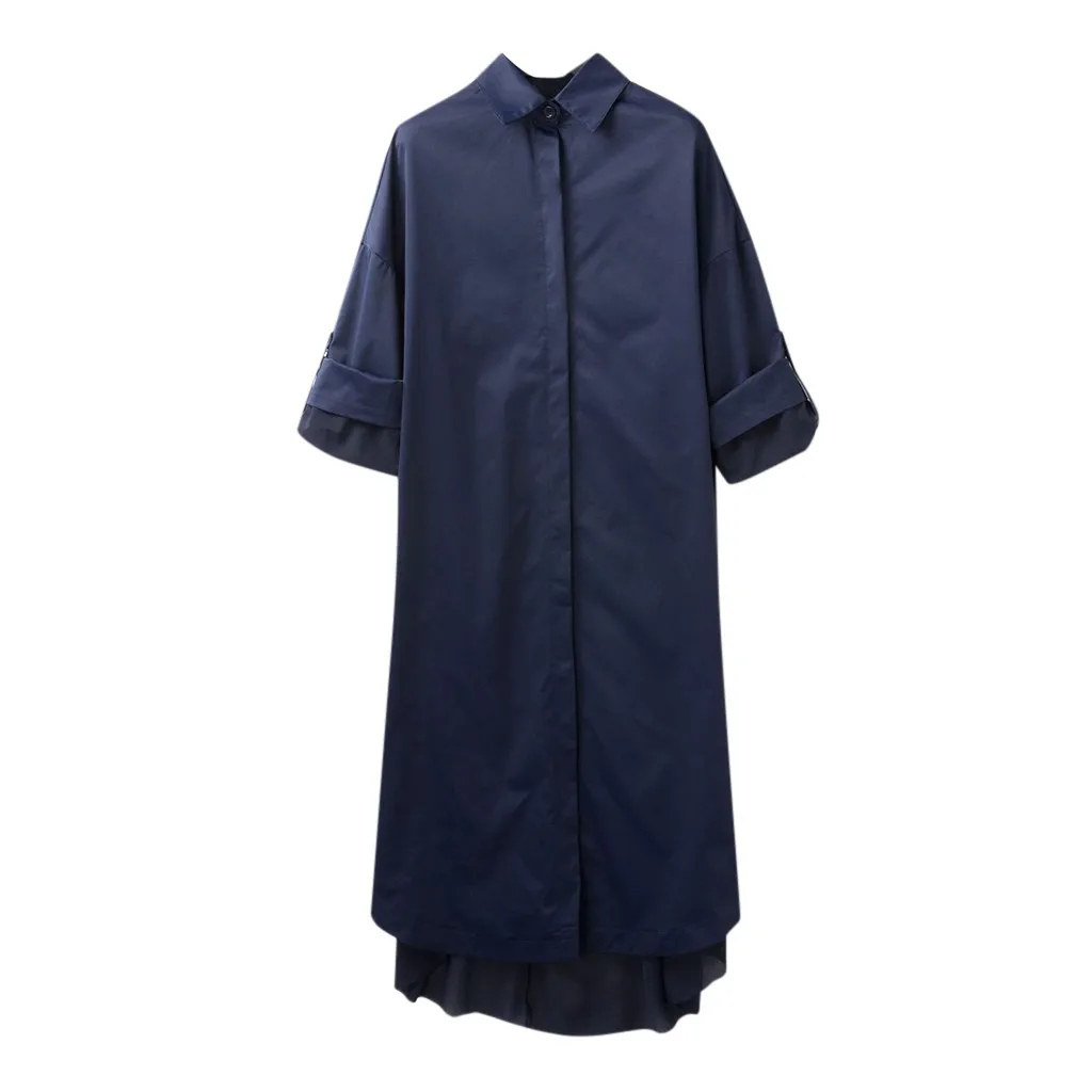New Women Autumn Overcoat Back Pleated Button Cotton Hooded Long Sleeves Female Windbreaker Coat Plus Size manteau femme
