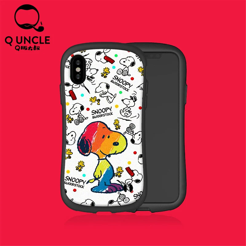 

Q UNCLE Cartoon Phone Case For iPhone 8 7 6 6s Plus Cute Patterned Coque For iPhone XS Max X XR Fashion Soft Silicone Cases