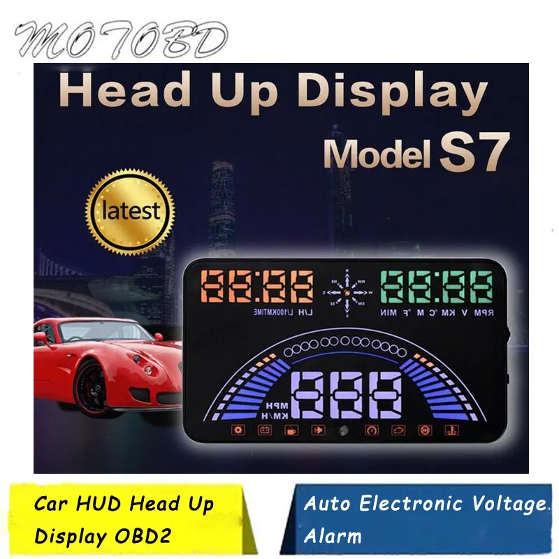 Obd2 5," экран Автомобильный Стайлинг HUD gps дисплей с головкой OBDII Интерфейс светодиодный автомобильный автомобиль безопасность вождения предупреждение расход топлива gps