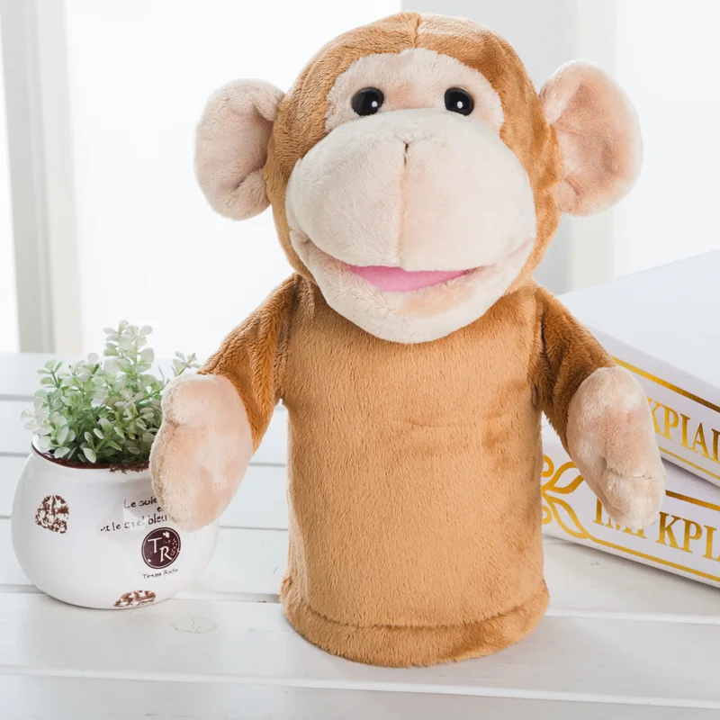 

Animal Lion Elephant Performance Dog Hand Puppet Tiger Gloves Monkey 12 Months Active Pacify Unisex