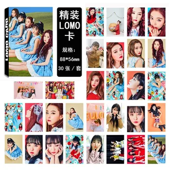 

30pcs/set Kpop Red Velvet photocard ROOKIE Album poster card high quality HD picture Kpop Red Velvet redvelvet lomo card 02