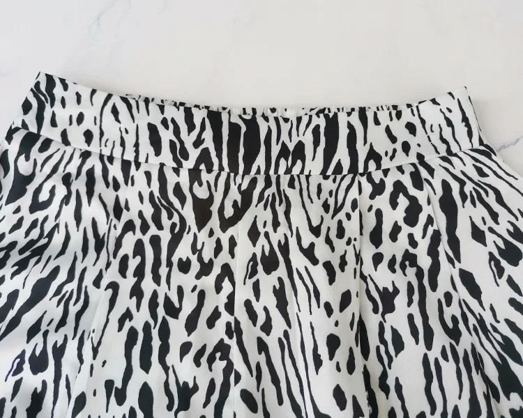 COLOREE 2019 осень зима женский леопардовый комплект из двух предметов элегантный длинный рукав водолазка шикарный топ + узкие брюки женский