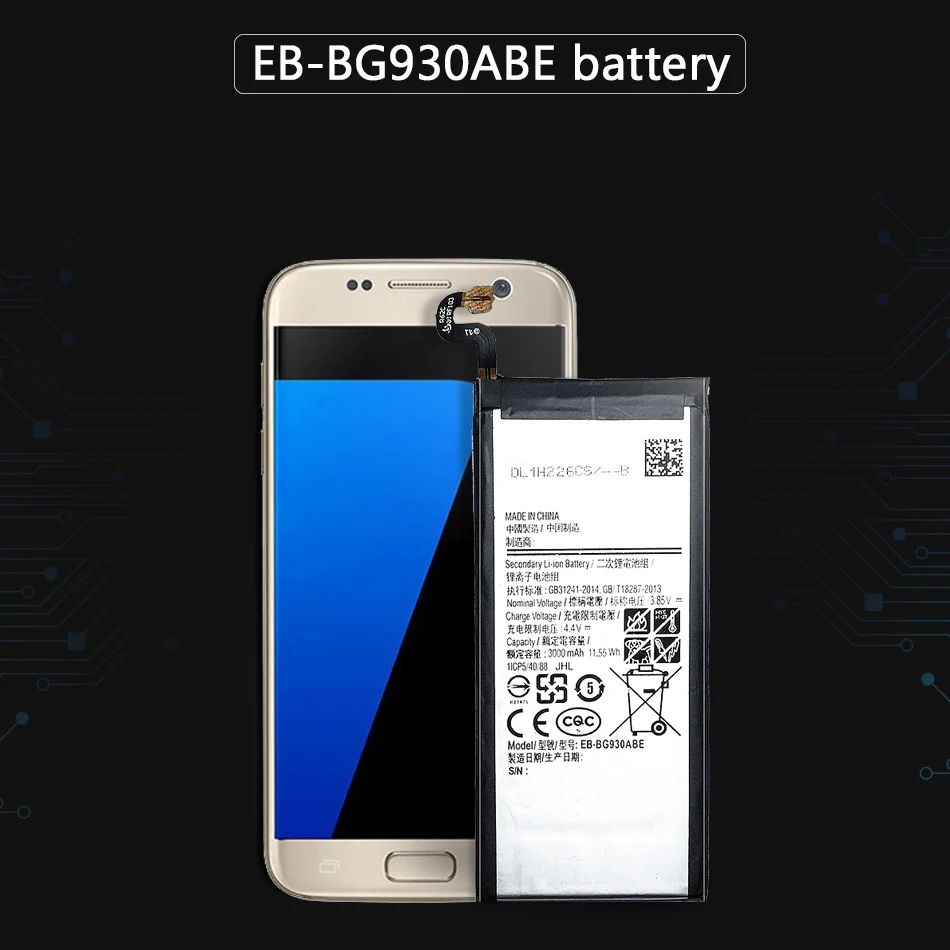 Высокое качество 3000 мАч EB-BG930ABE батарея для Samsung GALAXY S7 G9300 SM-G9300 SM-G930 G930 G930F