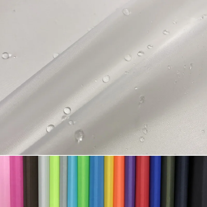 Size 1*1.5 Meter Width Polyester Taffeta Waterproof Fabric Pu Coating For Kite Fabric Umbrella Fabric Handmade fabric material polyester fabric waterproof fabric