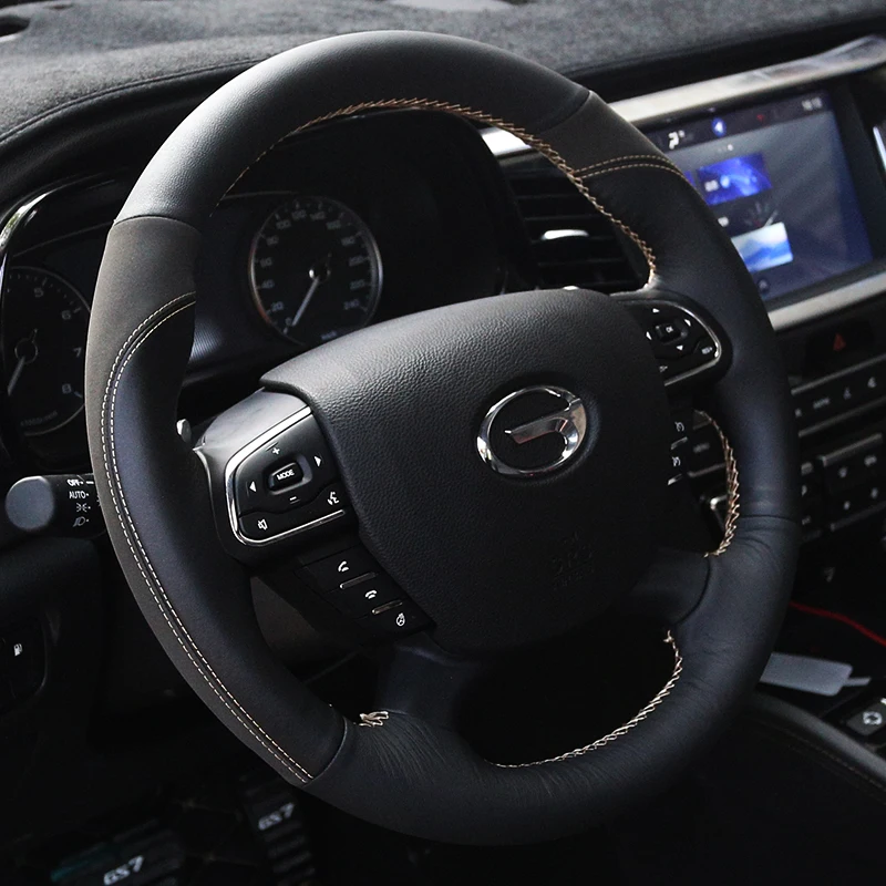 Lsrtw2017 for Trumpchi Gs3 Gs7 Gs8 Car Steering Wheel Cover Trims Protector Interior Accessori - Название цвета: gs8 gs7 type 2