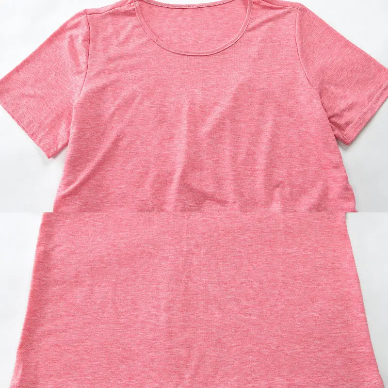 Nursing Top Women Summer Breastfeeding Short Sleeve O-Neck T Shirt for Feeding Maternity Pregnancy Clothes Short Sleeve