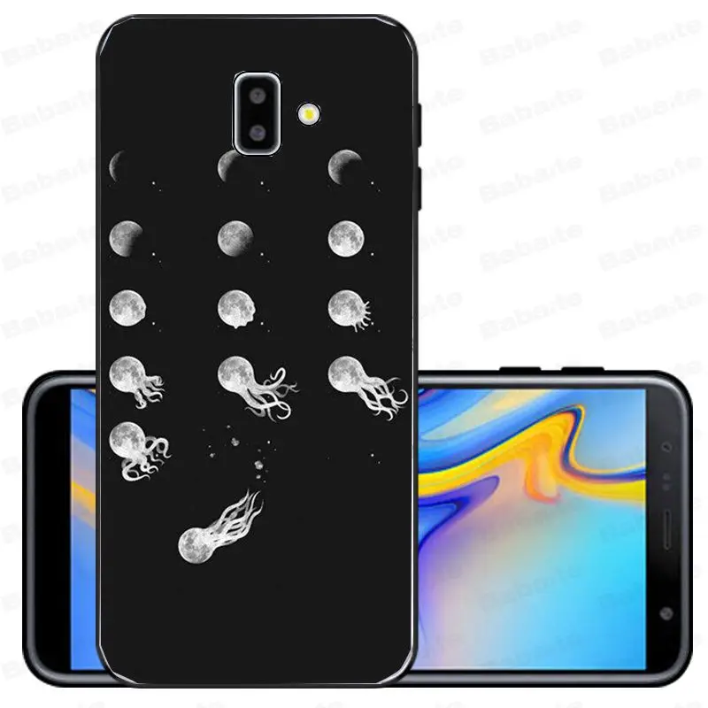 Black With White Moon Stars Space Astronaut