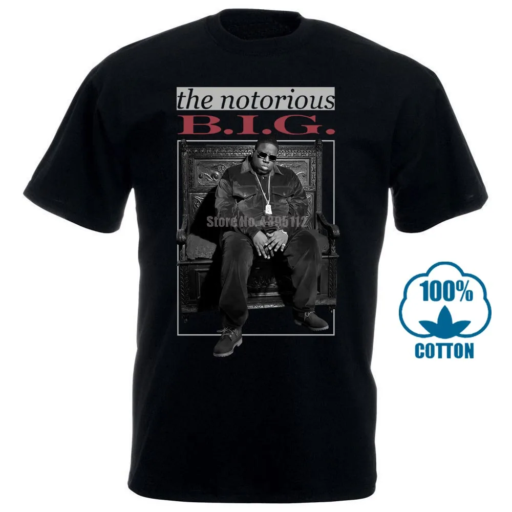 

Notorious B I G Throne T Shirt S M L Xl 2Xl Brand New Official T Shirt