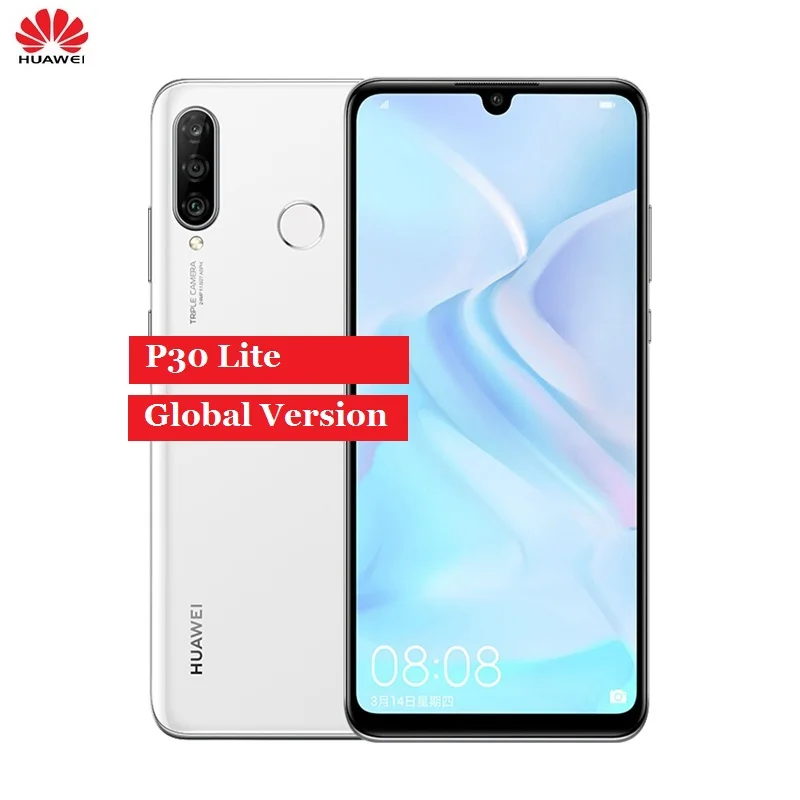 

HUAWEI P30 Lite 4G Smartphone 6.15 inch EMUI 9.0.1 (Android 9.0) Kirin 710 6GB RAM 128GB ROM 24.0MP 3340mAh Mobile Phone