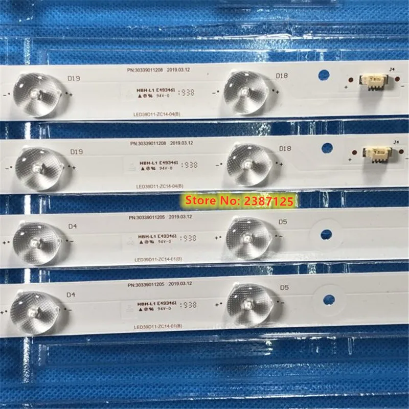 Светодиодная ленсветодиодный 39D11 ZC14 01 02 03/04 100% для 39DU3000 LE39PUV3 LE39PW3 новинка 30339011206/07 5