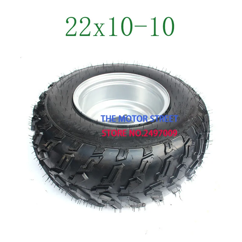 Картинг детская коляска ATV UTV 22X10-10 дюймов бескамерное колесо шин с ступица из алюминиевого сплава