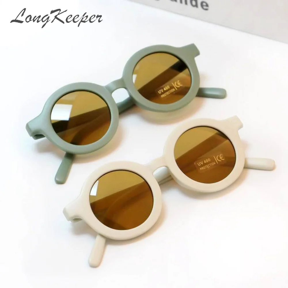 Estilo Vintage lentes de sol redondas para exteriores protección UV gafas de sol redondas para niños y niñas Estilo Vintage lentes de sol redondas para exteriores protección UV gafas de sol redondas para niños y niñas
