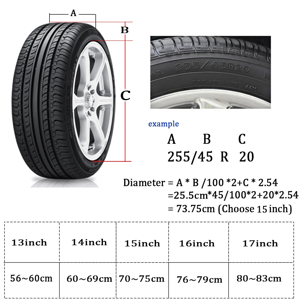 Авто крышка запасного колеса автомобиля запасная шина чехол 14 15 16 17 дюймов для Toyota Suzuki Mitsubish ПВХ гаражная шина протектор