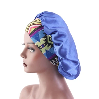 

Women's Sleep Caps Hair Chemical Caps Shower Cap Satin Night Beauty Salon Hat Silk Loose Tight Band Curly Spring hat