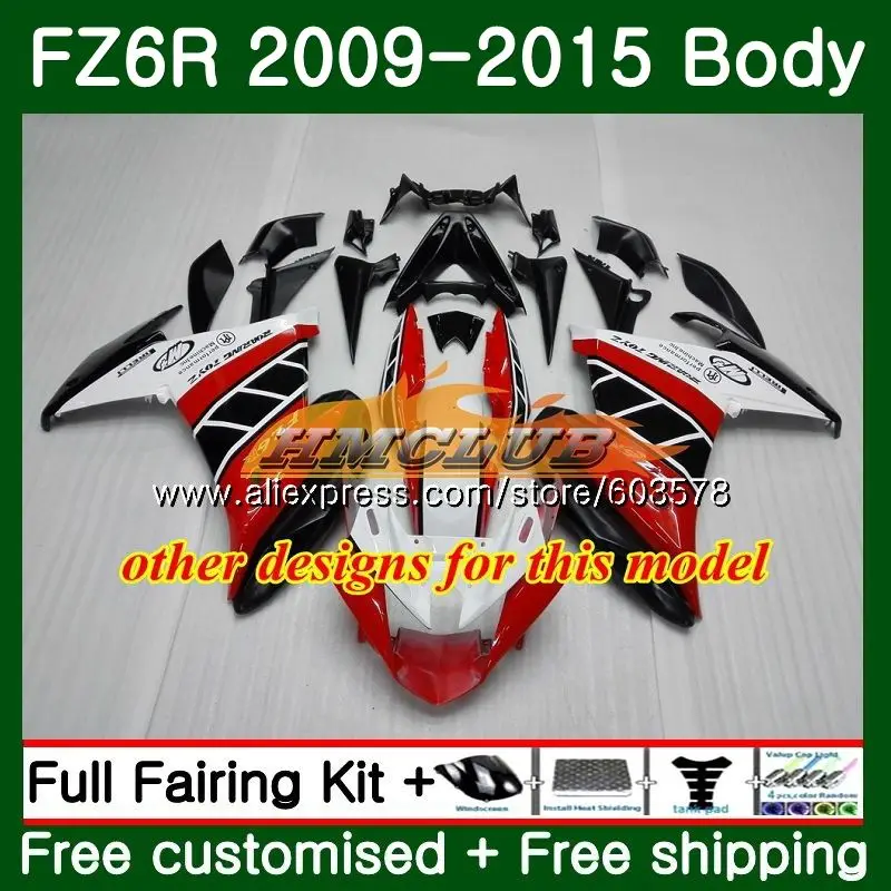 Корпус для YAMAHA FZ6N FZ6 R FZ-6R 2009 2010 2011 2012 2013 62CL. 4 FZ 6R FZ6R 09, 10, 11, 12, 13, 14, 15 лет, серого и черного цветов, обтекатель