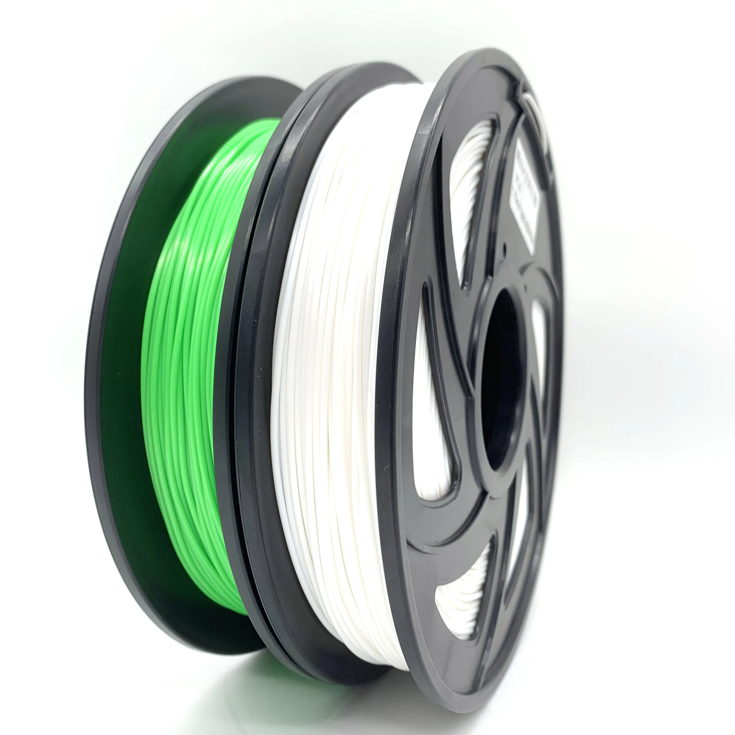 green and white 3d принтеры нити pla 3d волокнонные нити 1,75 мм нити 3d принтер для 3D ручка 3D принтер Материал нити - Цвет: green and white