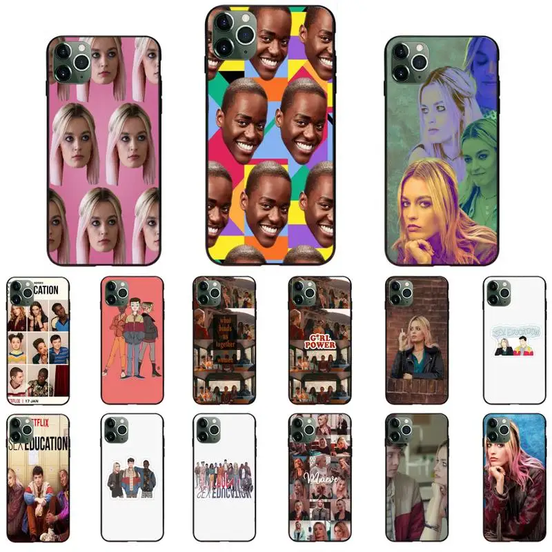 YNDFCNB Sex Education Soft Rubber Phone Cover For iPhone 8 7 6 6S Plus 5 5S SE 2020 11 11pro max XR X XS MAX | Мобильные телефоны и