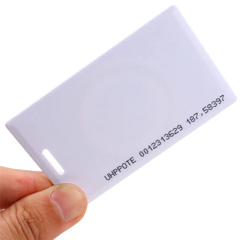 

1pcs EM4100 TK4100 Read Only White Proximity ID Thick Card 125khz Keyfob RFID Token Tag Access Control Tag
