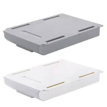 

Self Stick Pencil Tray Desk Table Storage Drawer Type Punch-free Makeup Finish DXAB