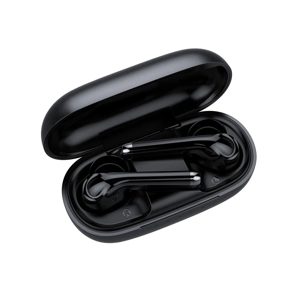 Yinyoo Q70 беспроводные Bluetooth наушники Bluetooth V5.0 TWS Bluetooth наушники с шумоподавлением наушники с громкой связью спортивные наушники - Цвет: Black