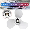 11 1/4 x 14 Boat Outboard Propeller For Yamaha 25-60HP 663-45958-01-EL Marine Propeller 13 Spline Tooth White Aluminum ► Photo 2/6