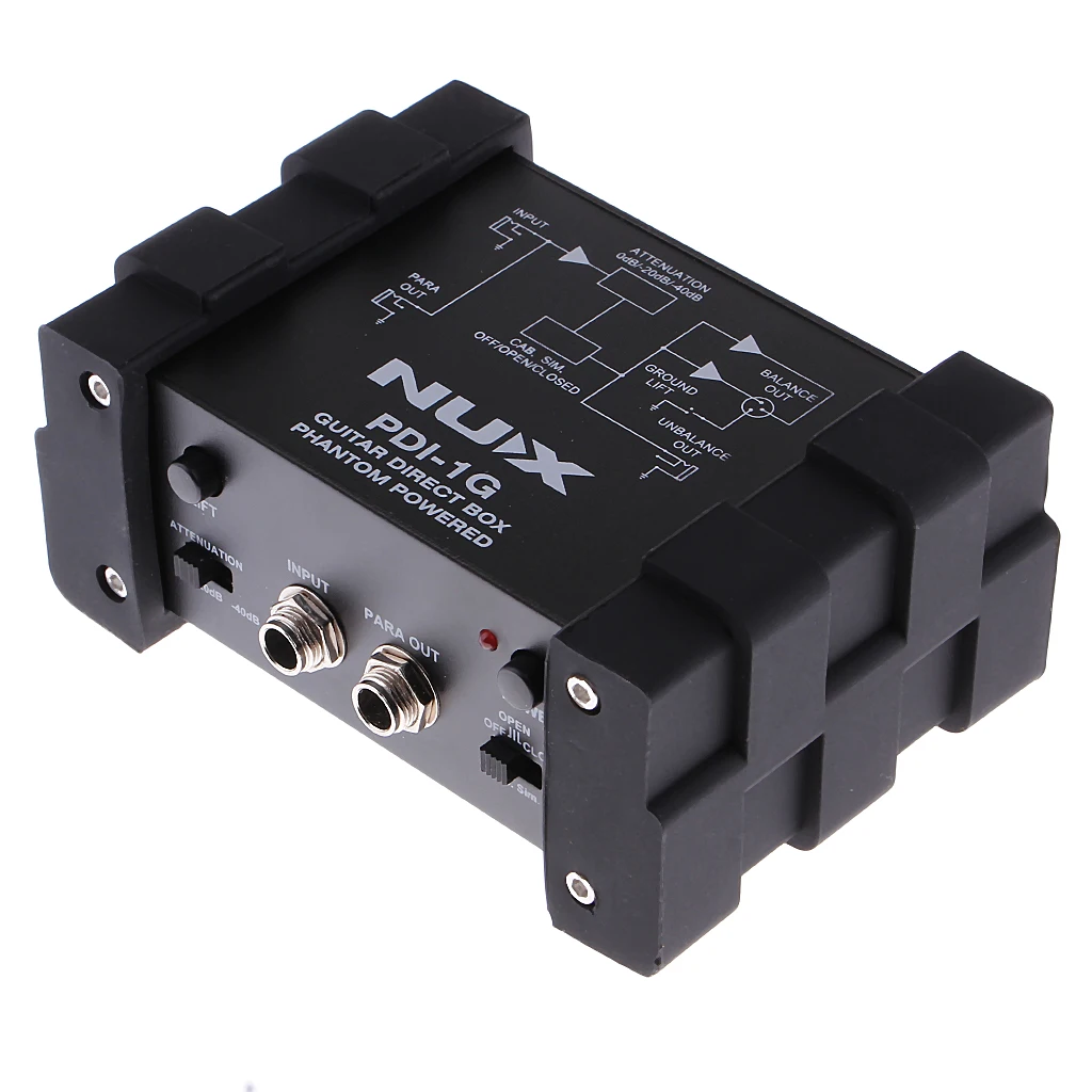 NUX PDI-1G DI Box Гитара прямой инжектор коробка для гитары бас части