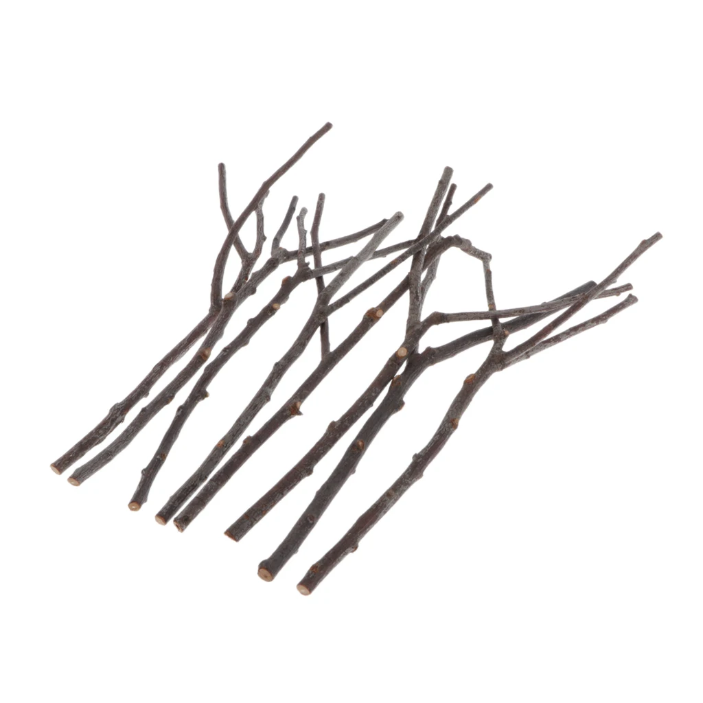 8 Pack Natural Wood Branches Farmhouse Style Real Tree Branches DIY Rustic Floral for Home Decor Wedding Centerpiece