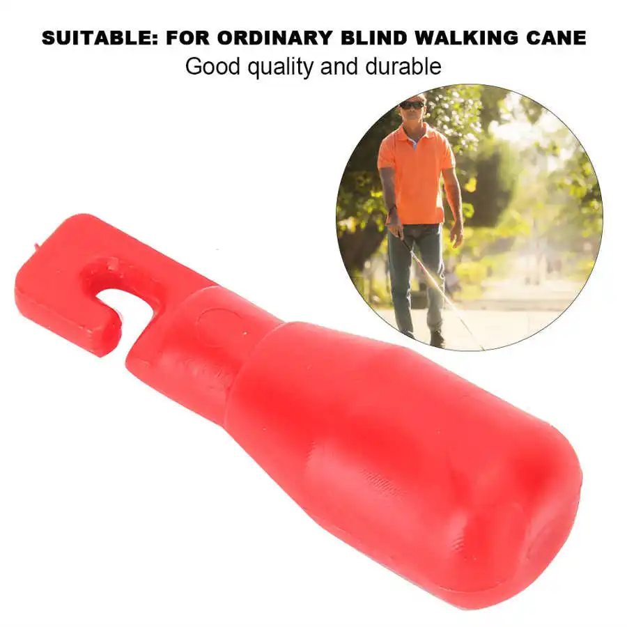 Walking Stick Ferrules 2pcs Hook Type Cane Tip Replacement Accessory Rolling Ball Cane Tip for Blind Walking Walking Stick