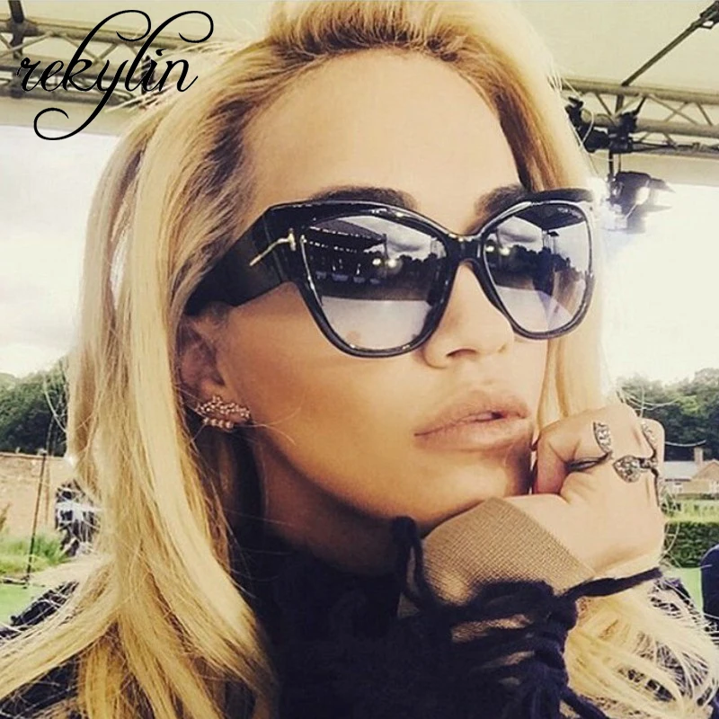 2019 новые брендовые дизайнерские солнцезащитные очки Cateye женские винтажные