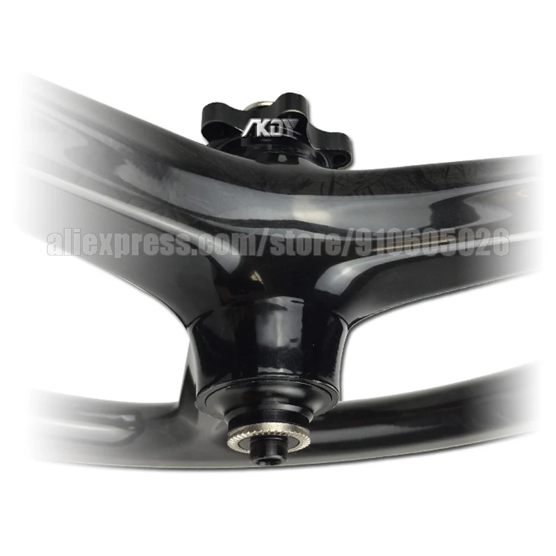 3本スポークカーボンホイールセット、3本スポークホイール、ディスク