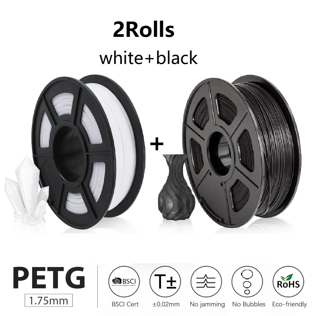 

Sunlu PETG Filament Fast delivery filamento 3d for Printing higt quality petg filament set filament imprimante 3d