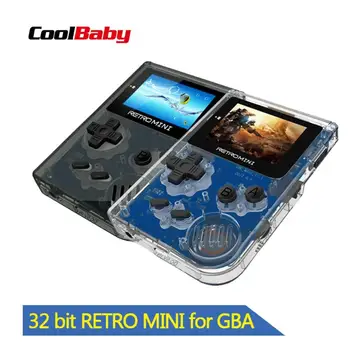 

Coolbaby Retro Game Console 32 Bit Portable Mini Handheld Game Players Built-in 169 For GBA Classic Games Gift Toy For Kids