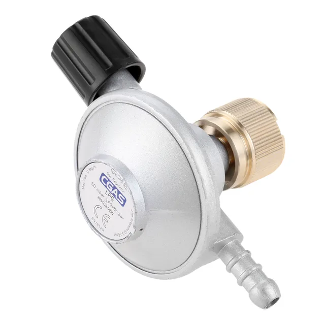 1 Font Ártalmatlanító Palack Szelep Állítható Áramlás Alacsony Nyomású Propánszabályozó 8 Mm -Es Barb Tömlőcsatlakozás Csatlakozás Kemping Kályha Grill - Image 2